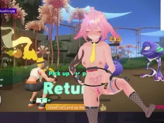 Sweaty Workout Porn with Bunny Vtuber - HOT!