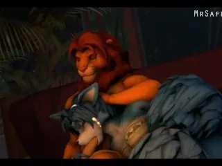 Simba & Krystal's Raw Impregnation Scene