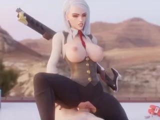 Ashe 3D POV Animated Overwatch Sex (Loop)