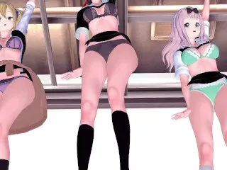 KKS/MMD: Kaguya Says 'Chiki Chiki Banban' - Early Summer x SUMMER POV