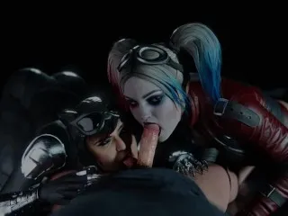 Harley Quinn, Catwoman - Double BJ - DC Parody