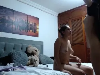 Lesbian GF Home Alone - Craves My Eating
