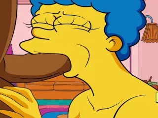 Cheating Marge Fucks Carl - Simpsons XXX Parody