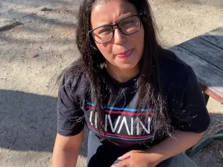 Latin MILF's Scandalous Proposal in Park