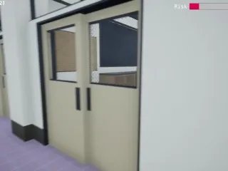 Public Hentai Play in Naked Risk 3D [Exhibition Simulation]