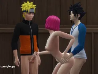 Naruto, Sasuke, Sakura XXX Parody