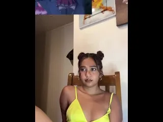 Petite Indian Miaz Reacts to Hentai Succubus Connect - Hot & Aggressive