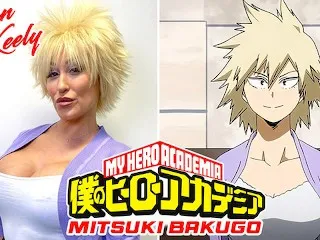 Ryan Keely as Mitsuki Bakugo Cosplay, Hardcore MILF Scene