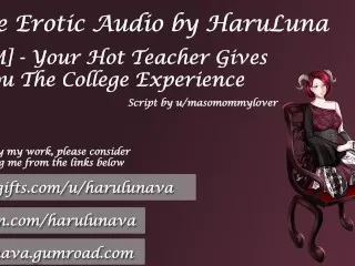 [Script Fill] Intense College Experience with Hot Teacher - F4M