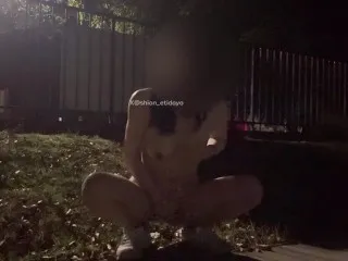 Exhibitionist Pervert Masturbates Outdoors 🌳💦