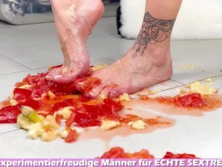 German Coed Amateur Foot Fetish Porn