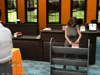 Bookstore Babe W/ Big Tits #5 - X-Rated Gameplay Commented