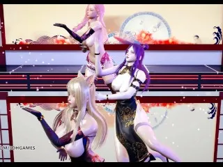 [GokurakuJodo] Hot Striptease by Ahri, Kaisa, Seraphine