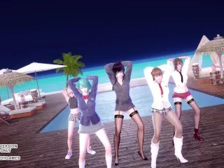 [MMD] 2Phuts: Hon Sexy Dance - Marie, Rose, Misaki, Kasumi, Nyotengu, Doa - Uncensored Hentai