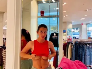 Boob Flash Compilation at Store - XXX