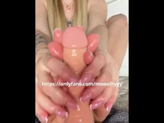 Feet Dildo Jerk - Drooling Intensity