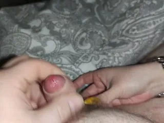 Pointy Nails Harden Small Dick *Big Cumshot*