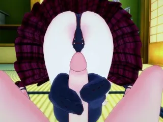 Danganronpa's Junko Enoshima - Hardcore POV Footjob Hentai