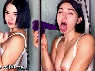 Girls Shower Together Video Blog #2 - Intense Steam Action