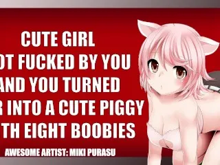 Hard Fucking Trans Piggirl ASMR Transformation