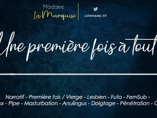 French Futa First Time Lesbian Virgin [Audio]