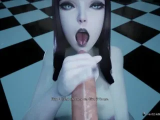 Alice Deepthroats Unreal Blowjob