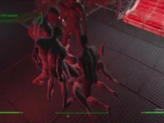 Steel Orgy: Fallout4 Gangbang Soldiers