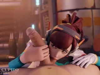 Grand Cupido's Dual Ball Suck & Handjob [Overwatch]