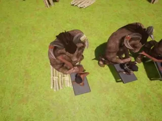 Furry Minotaur Orgy on Table 3D