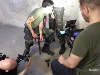 German Military Studs - Bareback Sex in Bunker