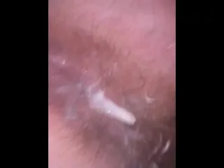 BBW Anal Gapes after Rabid Rabbit Dildo Ride