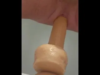 Riding Dildo on Male Star