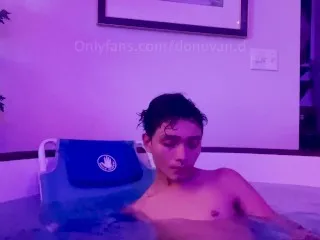 Donovan's Sizzling Hot Tub Action