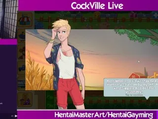 (Gay) Hardcore Spanking at Cockville #7 by HentaiGayming