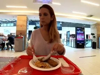 Cum-filled Omelette Mall Orgy - Spicy & Salty Delight