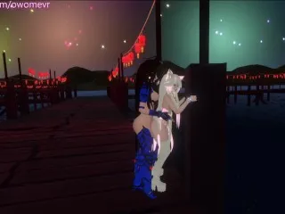 2021 New Year BANG! [VRchat ERP, 3D Hentai POV Futa, Intense Nudity & Moaning]