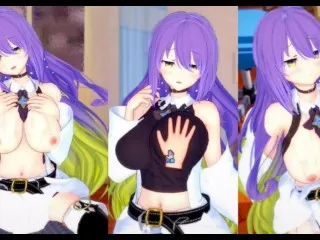 [3DCG Anime - Moona Hoshinova Koikatsu VTuber Hentai Game]