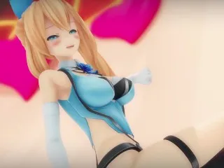 [MMD]Mirai Akari - Intense Vibrating Performance[Bellflower]