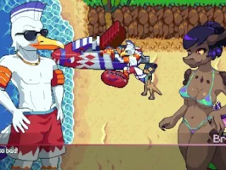 Big Ass White Pounding Dragonpussy on Beach!!!
