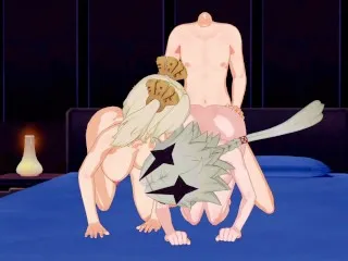 Burnice, Caesar, Thirdsome - Uncensored Hentai Animation