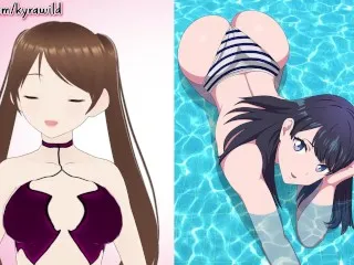 Anime Waifus Cum Challenge - Rule 34, Adult VTubers