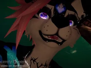 Public Hot Bath Futa Throat Fuck (VRChat) - Yiff - POV