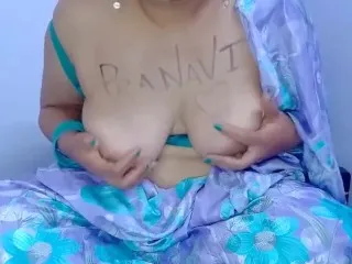 Dirty Talking, Big Boobed Hairy Indian Aunty - Full Nude Scene