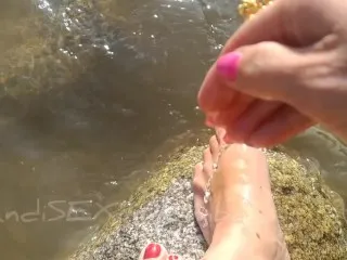 Desi Girl Foot Worship in Mountain River - Mumbai Randi Sex