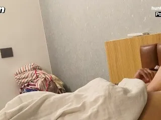 Cheater Fucks Roomie in Girl's Bed - XXX