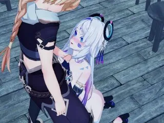 Aether Fucks Citlali - Genshin Porn Animations 💦💦💦