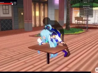 Aqua x Konosuba Anally Fucked