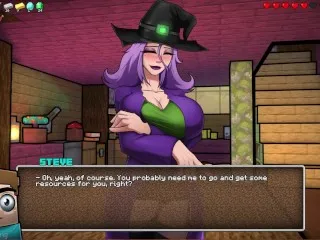 HornyCraft Witch 2: SEMEN Experiment Now!