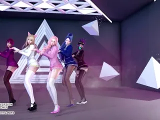 [KDA] Hot Kpop Dance - MMD STAYC, Ahri, Akali, Kaisa, Evelynn, Seraphine