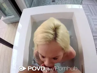 Elsa Jean's Steamy Tub Rubdown > Hardcore Fuck & Facial